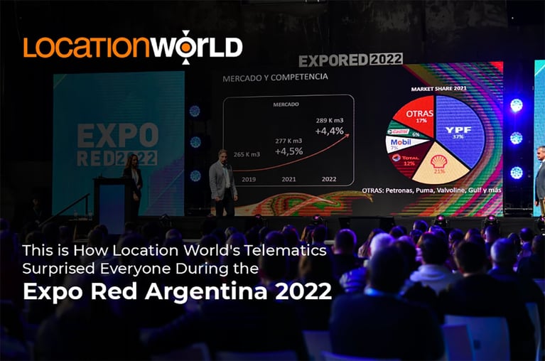 This is how Location World’s telematics surprised everyone involved in the mobility ecosystem, during the Expo Red, Argentina 2022
